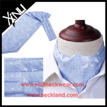 100% Handmade Silk Jacquard Paisley Ascot Tie Kravat